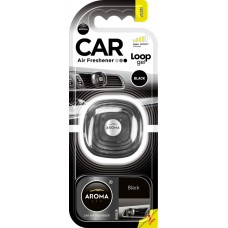 Ароматизатор AROMA CAR Loop Gel Black/New Car, на дефлектор в магазинах Лента