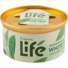 Ароматизатор автомобильный ЛЕНТА Life White Tea, на торпеду, Арт. 10036 в магазинах Лента