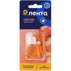 Ароматизатор автомобильный ЛЕНТА Fruit Peach, подвесной, Арт. 10356, 7мл в магазинах Лента