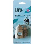 Ароматизатор автомобильный ЛЕНТА Life Berry Ice, подвесной, Арт. 10034 Ароматизатор автомобильный ЛЕНТА Life Berry Ice, подвесной, Арт. 10034