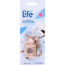 Ароматизатор автомобильный ЛЕНТА Life Cotton, подвесной, Арт. 10034 в магазинах Лента