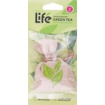 Ароматизатор автомобильный ЛЕНТА Life Green Tea, подвесной, Арт. 10357 Ароматизатор автомобильный ЛЕНТА Life Green Tea, подвесной, Арт. 10357