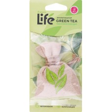 Ароматизатор автомобильный ЛЕНТА Life Green Tea, подвесной, Арт. 10357 в магазинах Лента