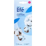 Ароматизатор автомобильный ЛЕНТА Life Cotton, подвесной, Арт. 10358 Ароматизатор автомобильный ЛЕНТА Life Cotton, подвесной, Арт. 10358