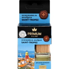 Освежитель воздуха автомобильный PREMIUM CLUB Saint-Tropez, аналог аромата Versace Eau fraiche, 6мл в магазинах Лента