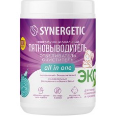 Отбеливатель-пятновыводитель для тканей и поверхностей SYNERGETIC кислородный, 900г в магазинах Лента