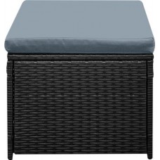 Пуф GIARDINO CLUB Лофт патио 43х43х36 см, искусственный ротанг, Арт. LF0517 в магазинах Лента