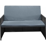 Диван GIARDINO CLUB Лофт патио 119х62х86/63см, искусственный ротанг, Арт. LF0516-1 Диван GIARDINO CLUB Лофт патио 119х62х86/63см, искусственный ротанг, Арт. LF0516-1