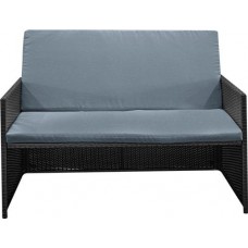 Диван GIARDINO CLUB Лофт патио 119х62х86/63см, искусственный ротанг, Арт. LF0516-1 в магазинах Лента