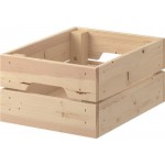 Ящик деревянный необработанный 31х23х15см, цвет натуральный Ящик деревянный необработанный 31х23х15см, цвет натуральный