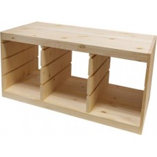 Каркас шкафа необработанный ТФ горизонтальный 52х93х44см, цвет натуральный в магазинах Лента