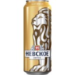 Пиво светлое НЕВСКОЕ пастеризованное 4,6%, 0.45л