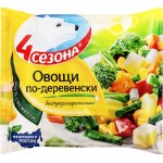 Смесь овощная 4 СЕЗОНА Овощи по-деревенски, 400г Смесь овощная 4 СЕЗОНА Овощи по-деревенски, 400г