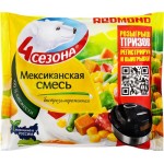 Смесь овощная 4 СЕЗОНА Мексиканская, 400г Смесь овощная 4 СЕЗОНА Мексиканская, 400г