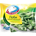 Лоби замороженный 4 СЕЗОНА зеленый нарезанный, 400г