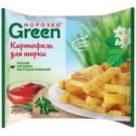 Картофель для жарки замороженный МОРОЗКО Green, 450г Картофель для жарки замороженный МОРОЗКО Green, 450г