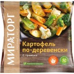 Картофель замороженный МИРАТОРГ По-деревенски, с травами, 400г Картофель замороженный МИРАТОРГ По-деревенски, с травами, 400г