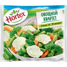 Смесь овощная HORTEX Овощной квартет, 400г в магазинах Лента