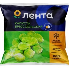 Капуста брюссельская замороженная ЛЕНТА, 400г в магазинах Лента