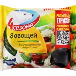 Смесь овощная 4 СЕЗОНА 8 овощей, 400г Смесь овощная 4 СЕЗОНА 8 овощей, 400г
