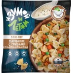 Смесь овощная И ЗИМОЙ И ЛЕТОМ Фарфалле с грибами, в сливочно-грибном соусе, 400г Смесь овощная И ЗИМОЙ И ЛЕТОМ Фарфалле с грибами, в сливочно-грибном соусе, 400г