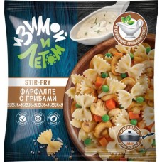 Смесь овощная И ЗИМОЙ И ЛЕТОМ Фарфалле с грибами, в сливочно-грибном соусе, 400г в магазинах Лента