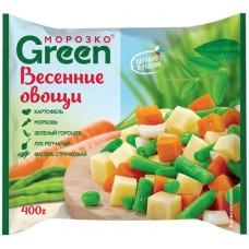 Овощи МОРОЗКО Green Весенние, 400г в магазинах Лента