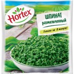 Шпинат замороженный HORTEX размельченный, 400г Шпинат замороженный HORTEX размельченный, 400г