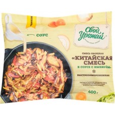 Смесь овощная СВОЙ УРОЖАЙ Китайская, в соусе с имбирем, 400г в магазинах Лента