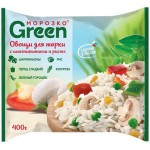 Овощи для жарки МОРОЗКО GREEN с рисом и шампиньонами, 400г