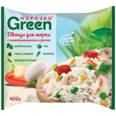 Овощи для жарки МОРОЗКО GREEN с рисом и шампиньонами, 400г в магазинах Лента