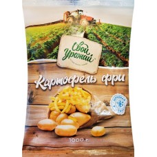 Картофель фри СВОЙ УРОЖАЙ, 1кг в магазинах Лента