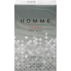 Вода туалетная мужская EUROLUXE Homme sport for men, 100мл в магазинах Лента