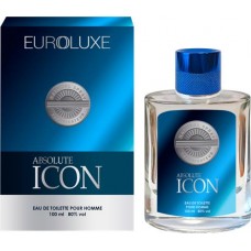 Туалетная вода мужская EUROLUXE Icon Absolute, 100мл в магазинах Лента