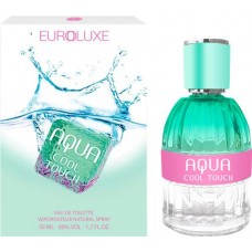 Туалетная вода женская EUROLUXE Cool touch, 50мл в магазинах Лента