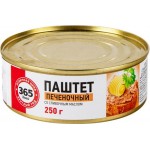 Паштет 365 ДНЕЙ печеночный со сливочным маслом, 250г