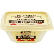 Паштет из печени КФ ЕГОРЬЕВСКАЯ, 150г в магазинах Лента