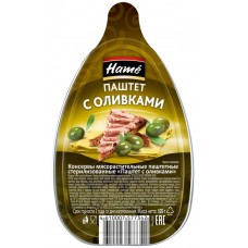 Паштет HAME с оливками, 105г в магазинах Лента