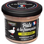 Риет из утки ГЛАВПРОДУКТ Pate a la Francaise По-французски, 100г