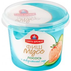 Паста из тресковых рыб САНТА БРЕМОР Фиш-мусс, с лососем, 140г в магазинах Лента Паста из тресковых рыб САНТА БРЕМОР Фиш-мусс, с лососем, 140г в магазинах Лента