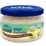 Икра рыбная слабосоленая БАЛТИЙСКИЙ БЕРЕГ Creme Le Mare, в соусе с кунжутом и соевым соусом, 165г Икра рыбная слабосоленая БАЛТИЙСКИЙ БЕРЕГ Creme Le Mare, в соусе с кунжутом и соевым соусом, 165г