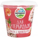 Паста для бутербродов МЕРИДИАН с креветками в сливочном соусе, 140г Паста для бутербродов МЕРИДИАН с креветками в сливочном соусе, 140г