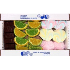 Набор кондитерских изделий BONVIDA Радужный вкус, 500г в магазинах Лента