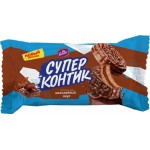 Печенье-сэндвич KONTI Супер Контик шоколад, 100г
