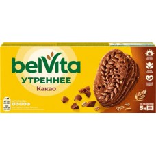 Печенье BELVITA Утреннее Какао, 225г в магазинах Лента