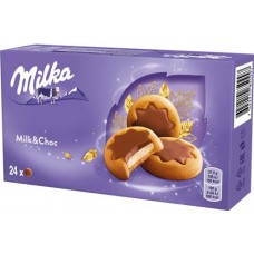 Печенье MILKA с молочной начинкой, покрытое шоколадом, 150г в магазинах Лента