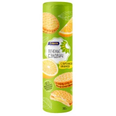 Печенье-сэндвич ЛЕНТА с лимонной начинкой, 300г в магазинах Лента