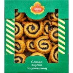 Печенье КОРОЛЬ СЛАДОСТЕЙ Улитка особая с маковой начинкой сдобное, 500г
