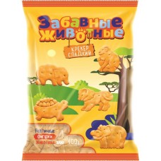 Крекер ЯСНАЯ ПОЛЯНА Забавные животные, 400г в магазинах Лента