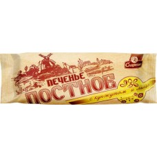 Печенье СПАРТАК Постное с кунжутом и льном, 220г в магазинах Лента